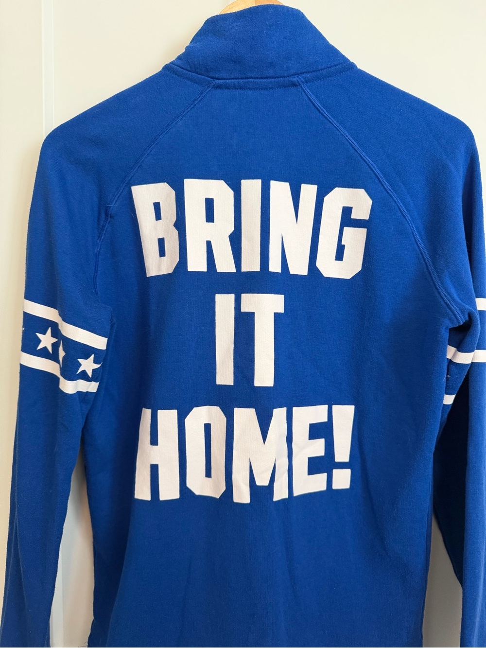 PINK Victoria Secret LA Dodgers Blue Half-Zip Sweatshirt - Picture 8 of 8